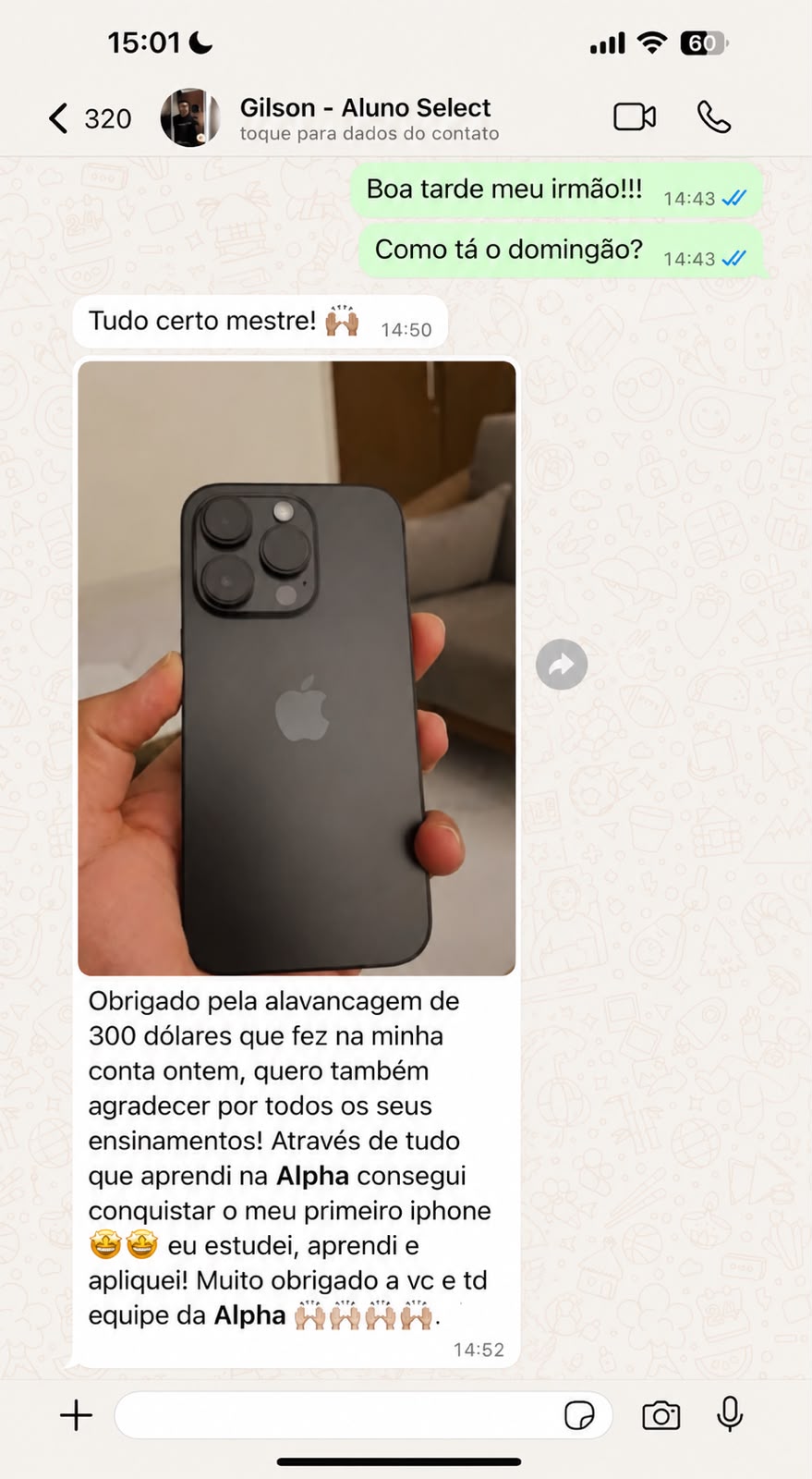 Feedback de Gilson