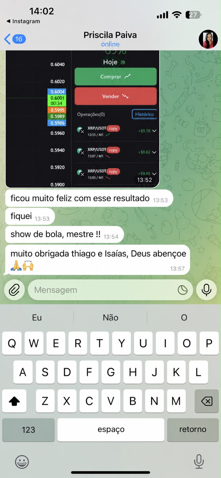 Feedback de Priscila Paiva